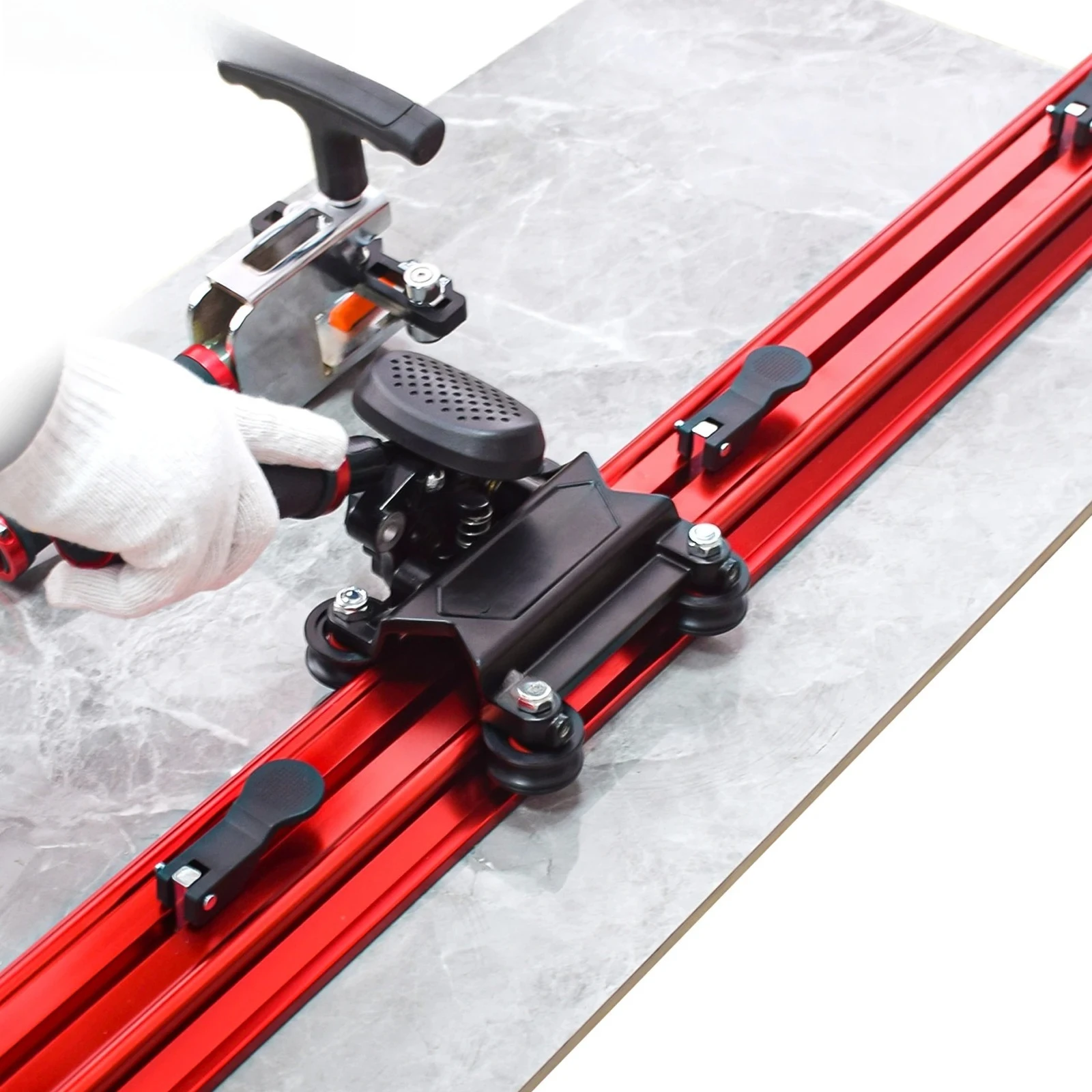

ML3200 Portable 3200mm Manual Tile Cutter Professional Hand Tile Cutter Three Cutting Blade Push Knife Slab Cutter