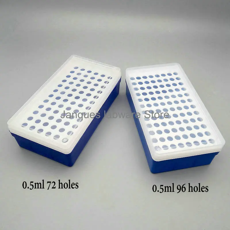 4pcs/lot 0.2/0.5/1.5 or 2/5/10 or 15/50ml plastic Centrifugal tube Storage Rack Lab 50/72/96/100 holes PCR tube PP Storage Box