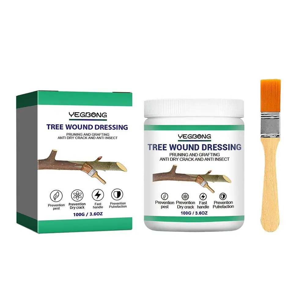 100g Tree Grafting Paste Tree Tree Wound Bonsai Cut Paste Smear Agent Plant Saw Cuts Coating Pruning Heal Wound Repair Tools