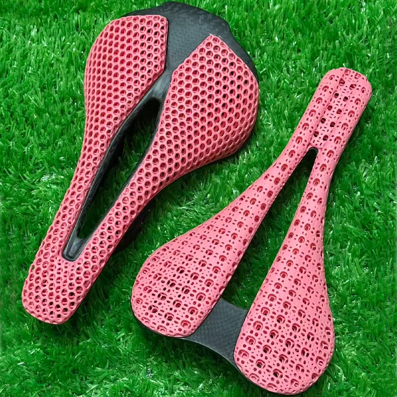 

2025New style Ultra Light Shock Absorbent Breathable 3D Printed Saddle for Road Cycling Saddle MTB Saddle Carbon saddle