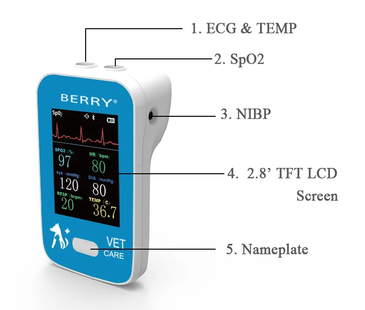 Ecg Vet Monitor Vet… - image
