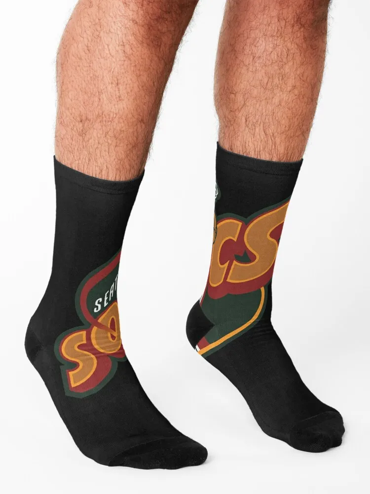 seattle sonic Socks christmas gifts New year's Men's winter Woman Socks Men's