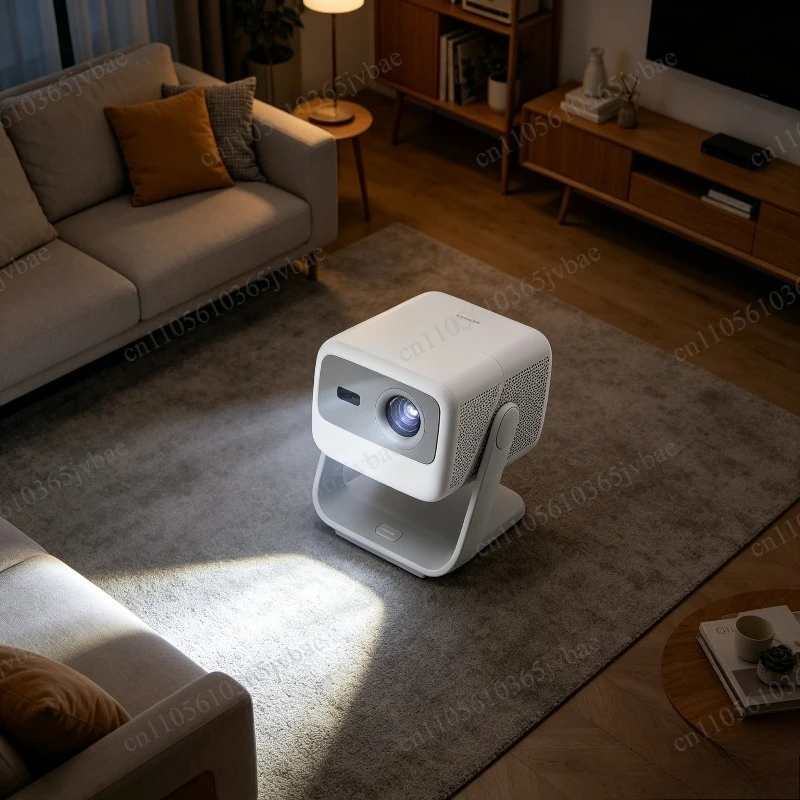 Portable Three-color Projector with 4K Image Quality of 150 Inches Makes It Easy To Build A Home Theater
