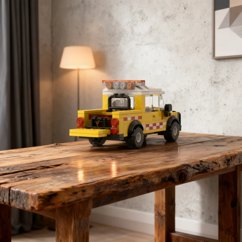 217pcs MOC City Cargo Special Transport Land Rover Pilot Model Building Blocks Architecture Idea DIY Kids Christmas Gift Toy
