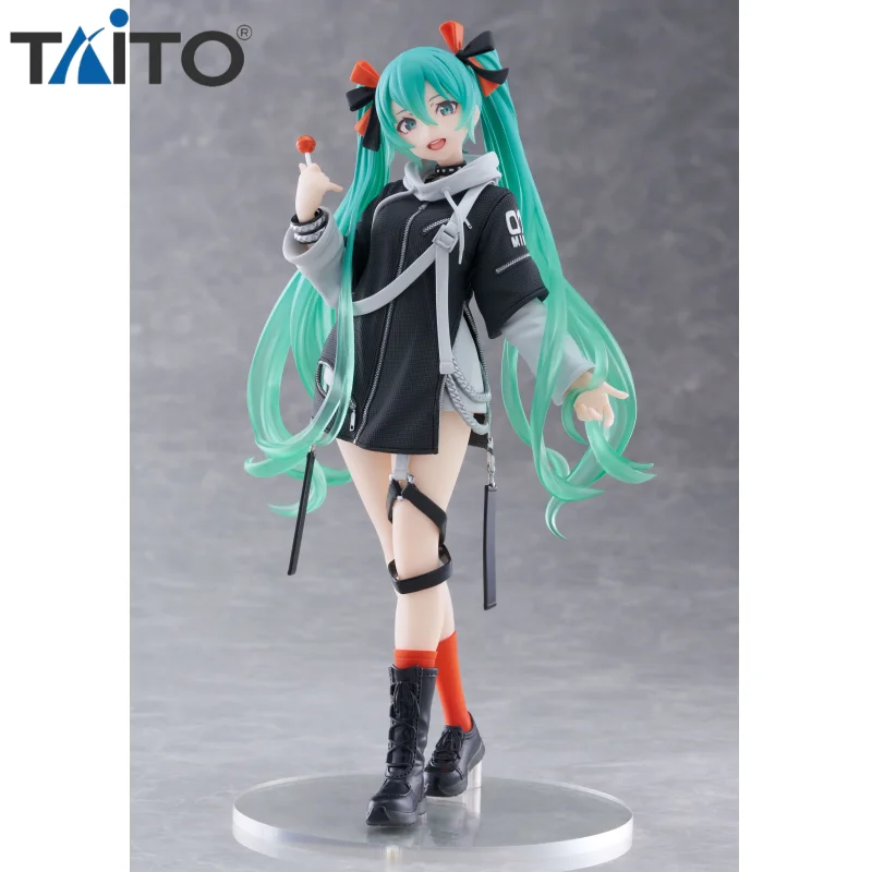 In Stock Authentic TAITO Fashion VOCALOID Hatsune Miku Punk Future Scenery Manual Model Toys Fans Gifts