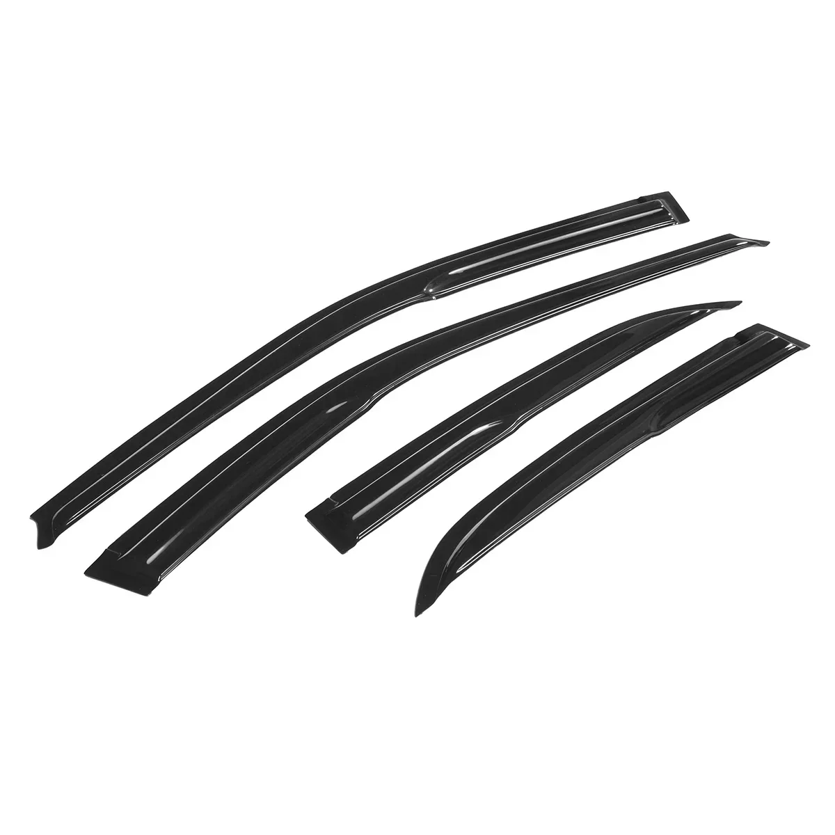 4x Car Side Window Visor Guard Vent Black For Honda For Accord 1998-2002 Wind Deflectors Window Weatherproof Deflector Body Kit