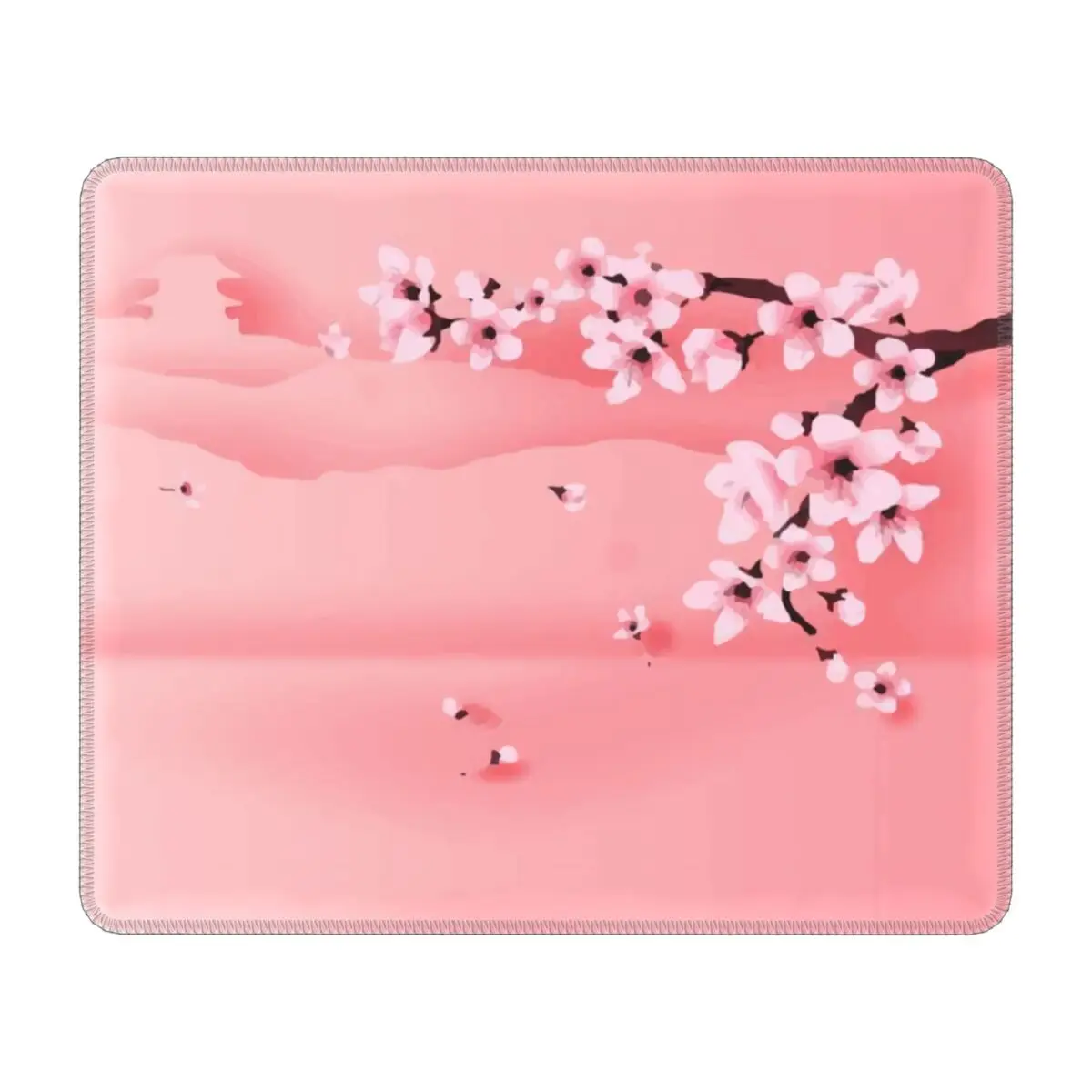 

Sakura Tree Cherry Blossom Laptop Mouse Pad Square Mousepad Anti-Slip Rubber Japanese Floral Flower Gamer Computer Desk Mat Pads