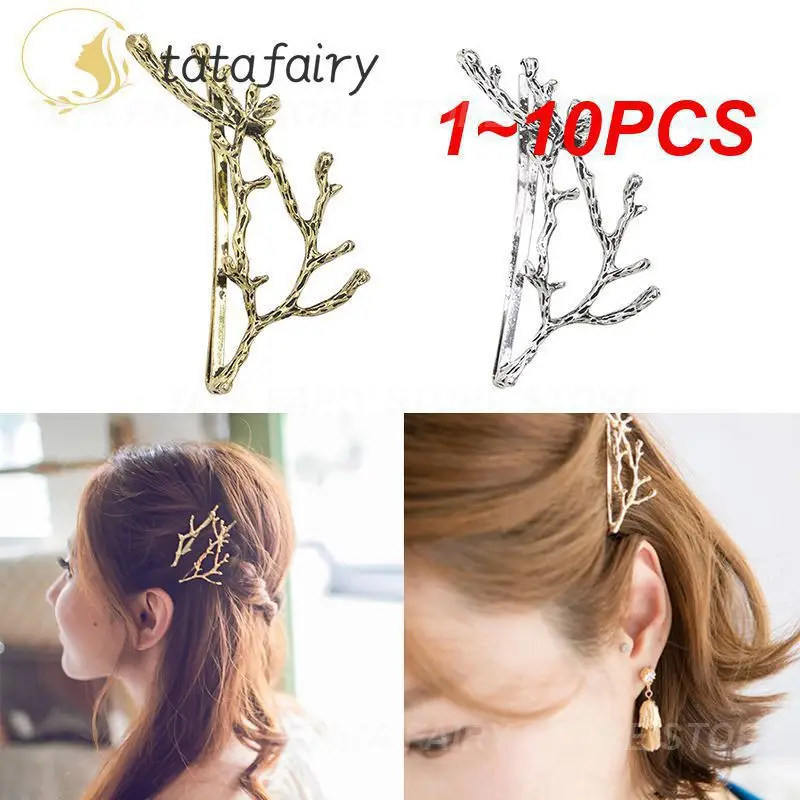 Fashion Hair Clips Women Metal Branch Leaves Hairpins Hair Clip Head Dress Light Weight Easy To Use Hair