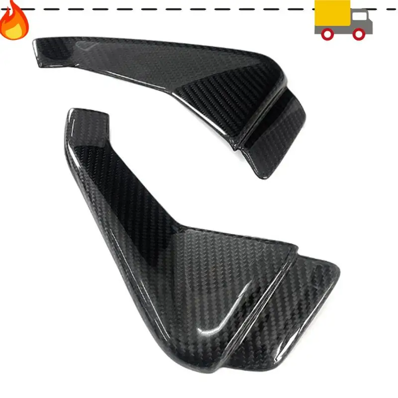 

Discount-Motorcycle Front Lip Wind Wing Cover Real Carbon Fiber Cone Aerodynamics Fairing Winglets For Aprilia RS 660 2021-2024