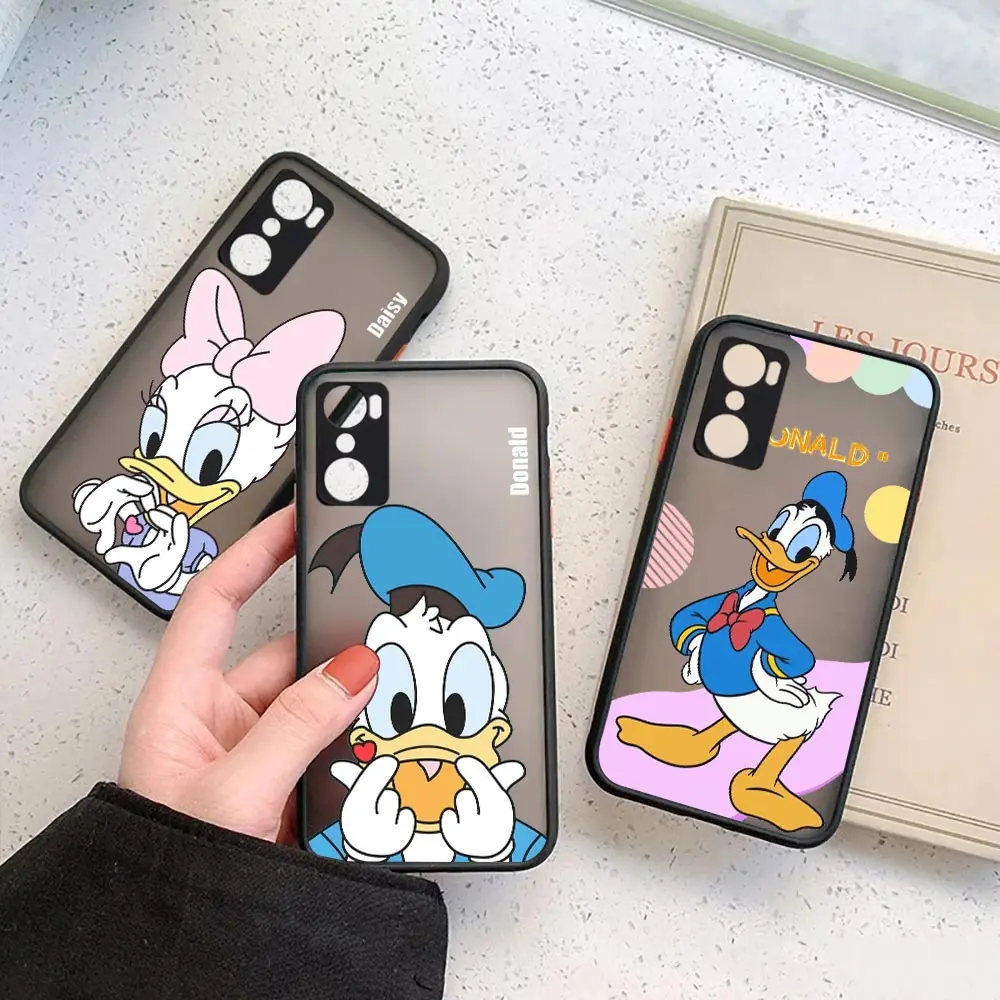 Cartoon Donald Duck Daisy Duck Case for infinix HOT 20I 12 12I 11 11S 10 10I 10S 9 8 Play Pro Tecno Pova 3 Neo Camon 17P Cover