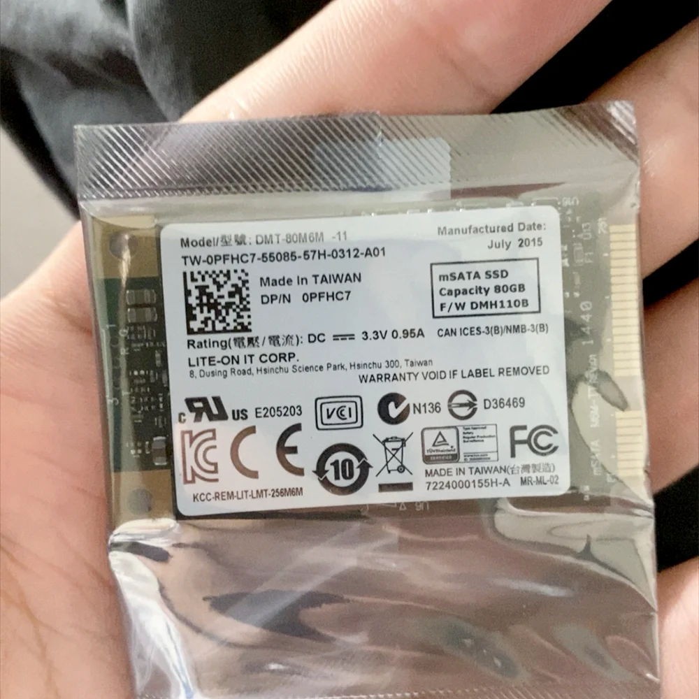 Original DMT-80M6M 80GB mSATA Solid State Drive 1.8