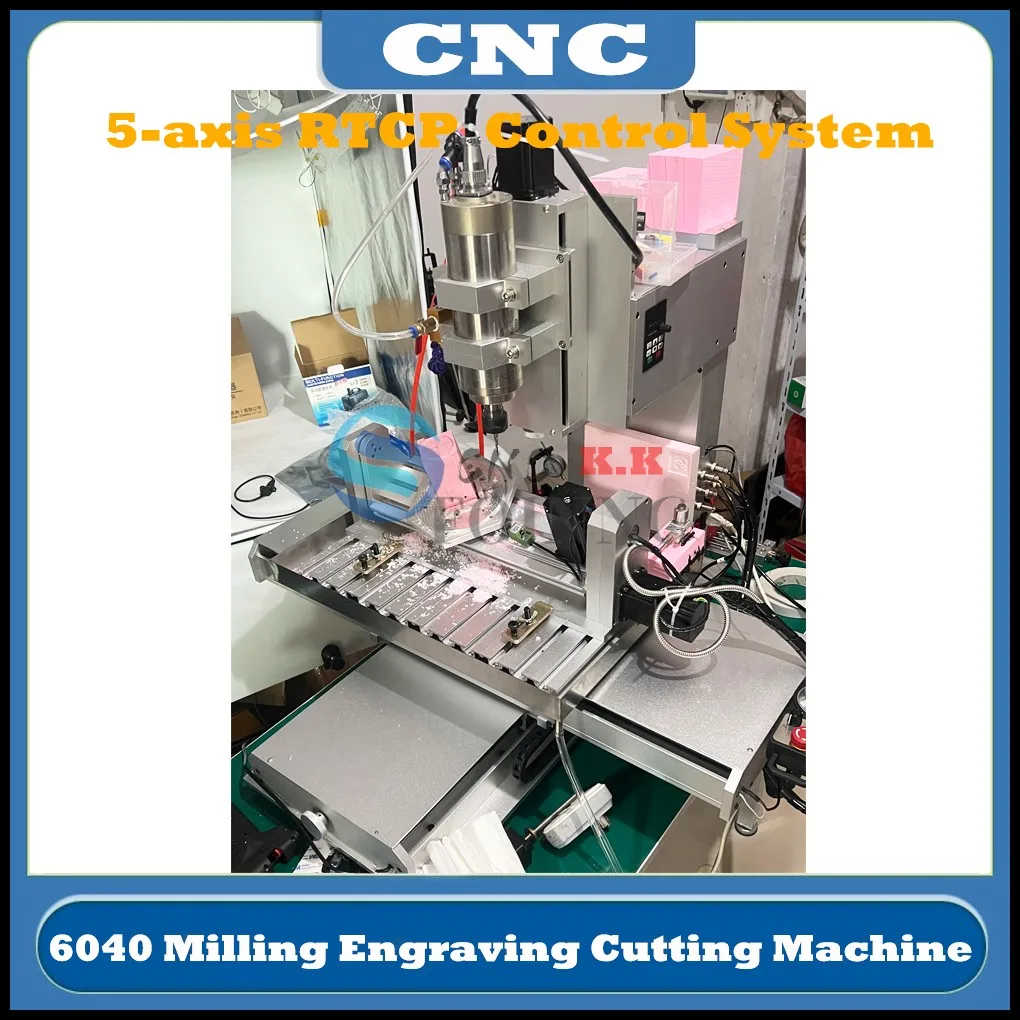 5 assi CNC 6040 porta di rete Router fresatura di metalli macchina da taglio per incisione 220V/110V tavola rotante scheda di controllo del ciclo