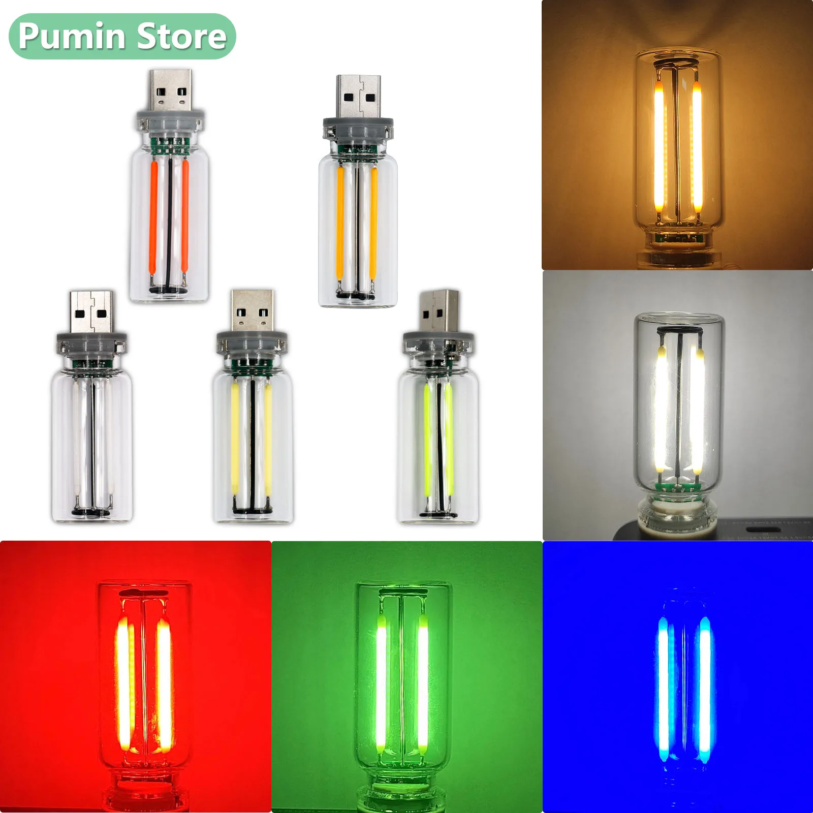 

USB led light DC5V Touch Dimming Night Light Bead Bulb Light Source Portable lighting Plug and Play Night Ligh Atmosphere Light