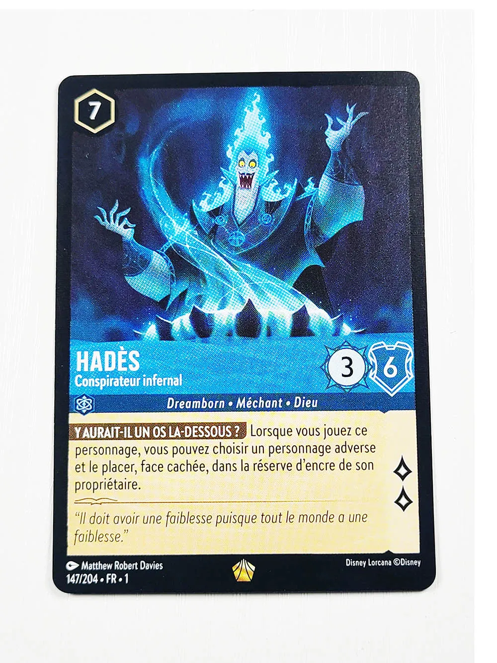 TCG Cartões de Jogo, Lorrana Proxy, NoneFoil, Francês, Belle Alemã, Elsa, Hades, Malfiz, Rapinzel, Ponto