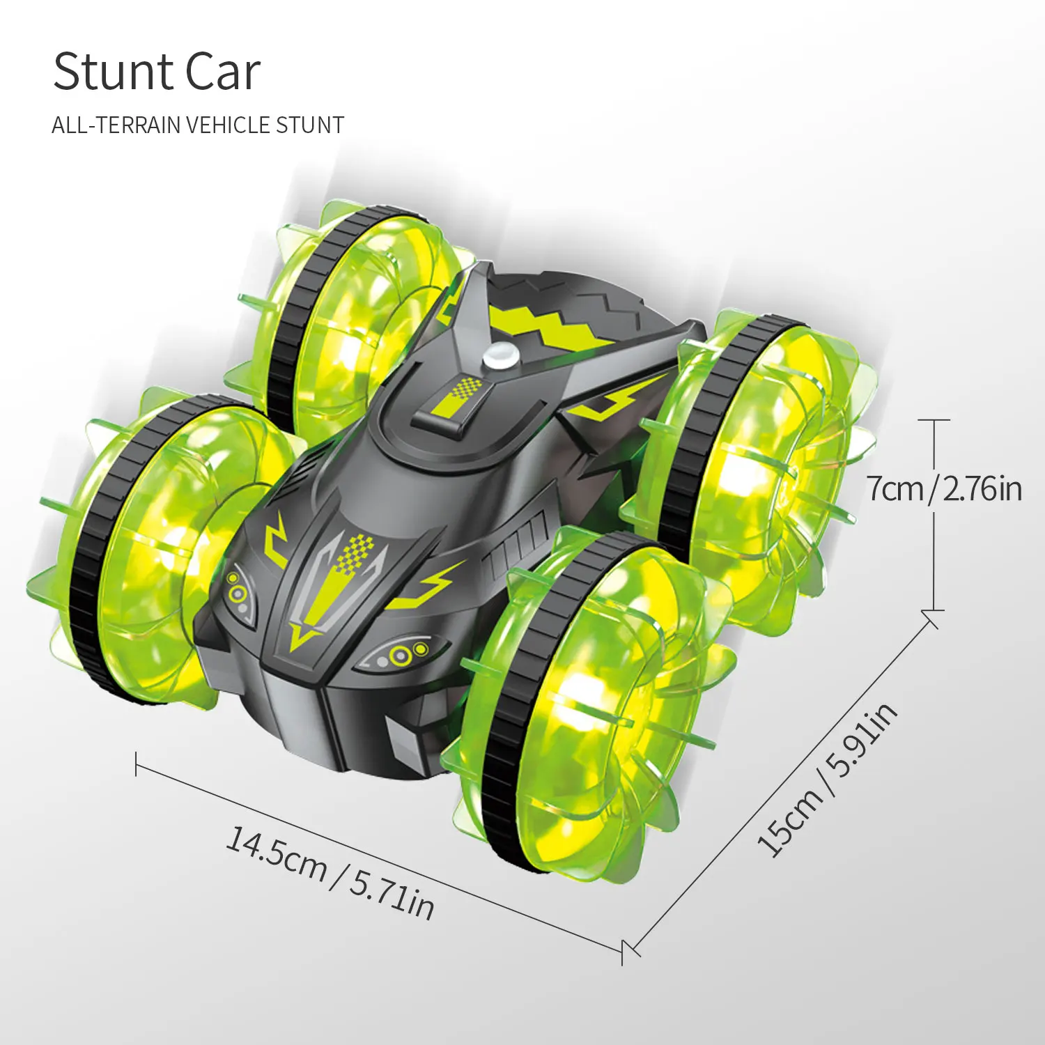 

Amphibious RC remote control car 360° rotating waterproof off-road vehicle children's toy gift