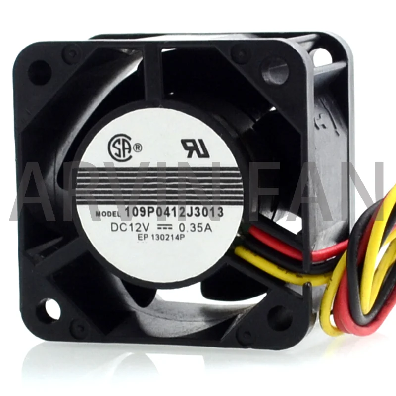 4cm 40mm Server Fan 4028 40*40*28mm 12V 0.35A Server Case Cooling Fan 109P0412J3013 With 3pin