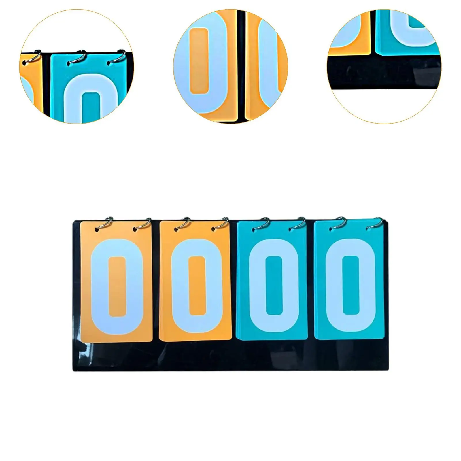 Marcador deportivo, accesorios para custode de puntuación, marcador Digital portátil, tarjetas de puntuación Manual, tablero de puntuación de bádminton para béisbol