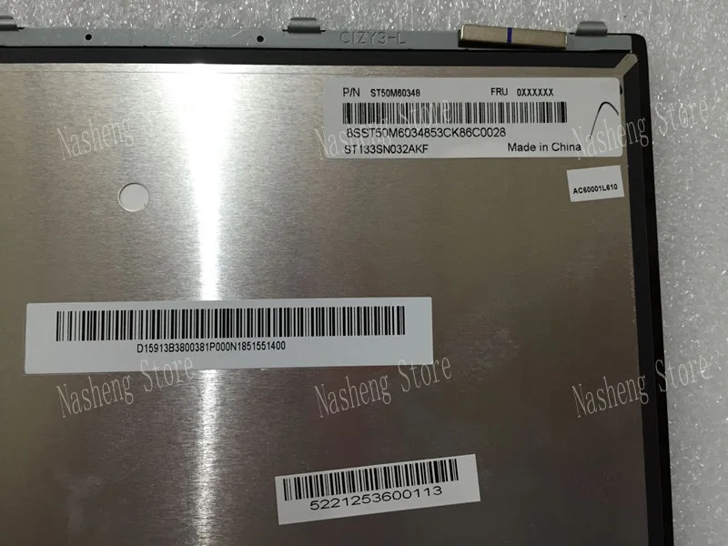 13,3 "nuevo y Original para Lenovo Yoga720-13 720-13IKB 80X6 81C3 UHD LCD LED Digitalizador de pantalla táctil montaje de panel con bisel