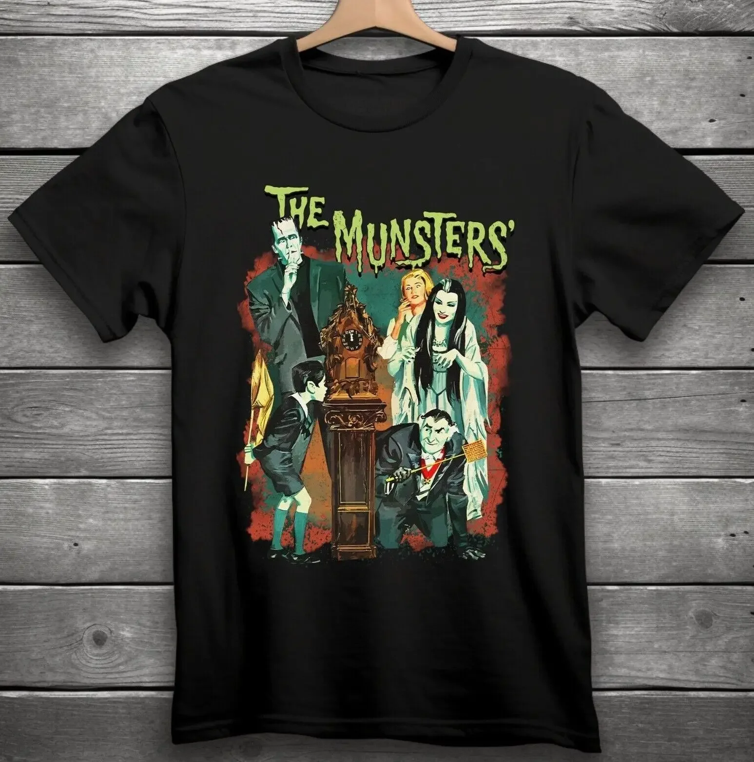 

The Munsters Horror T-Shirt Black S-3XL