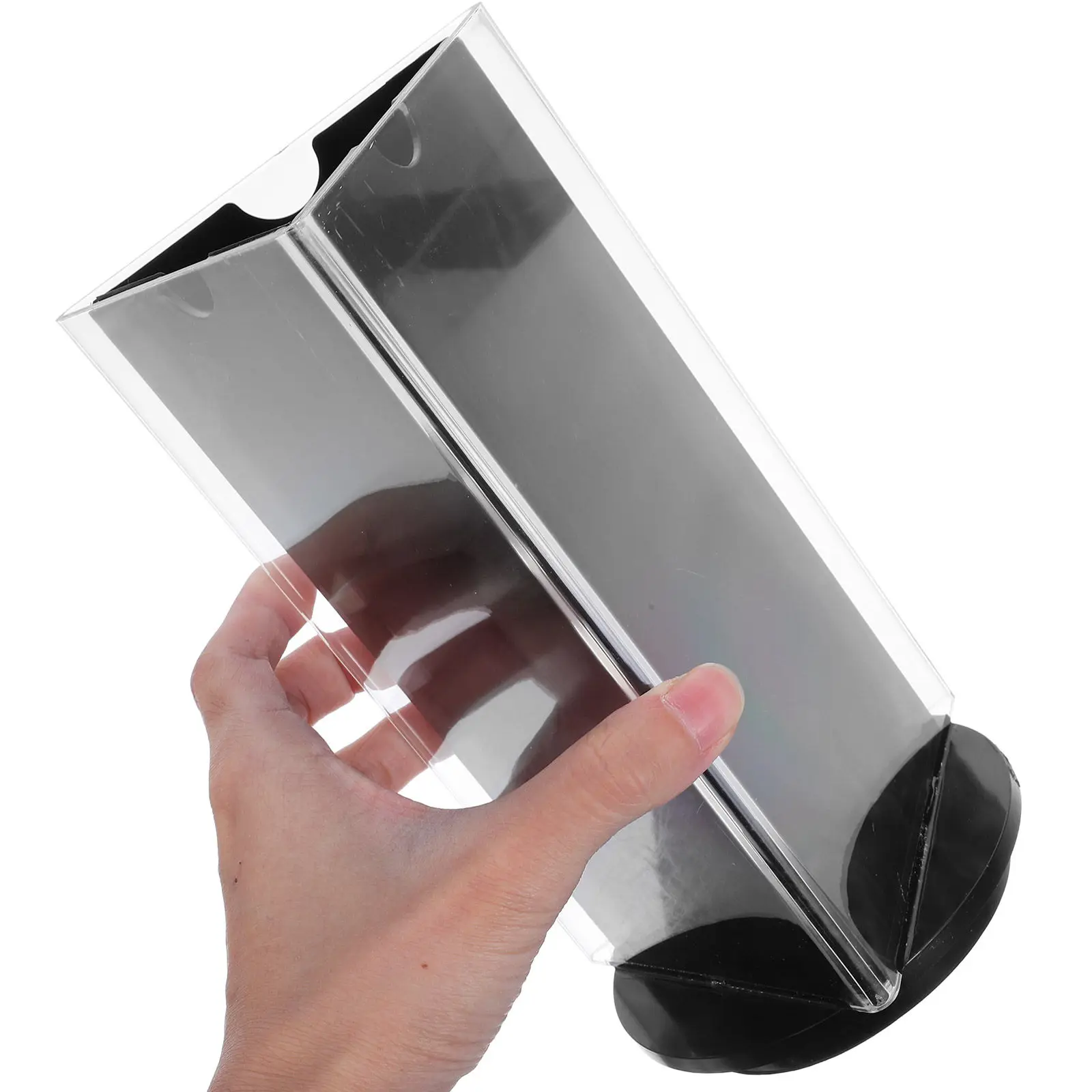 Clear Plastic Rotating Picture Frame Restaurant Menu Display Stand Table Sign Holder Desktop Menu Holder for Vendor Events