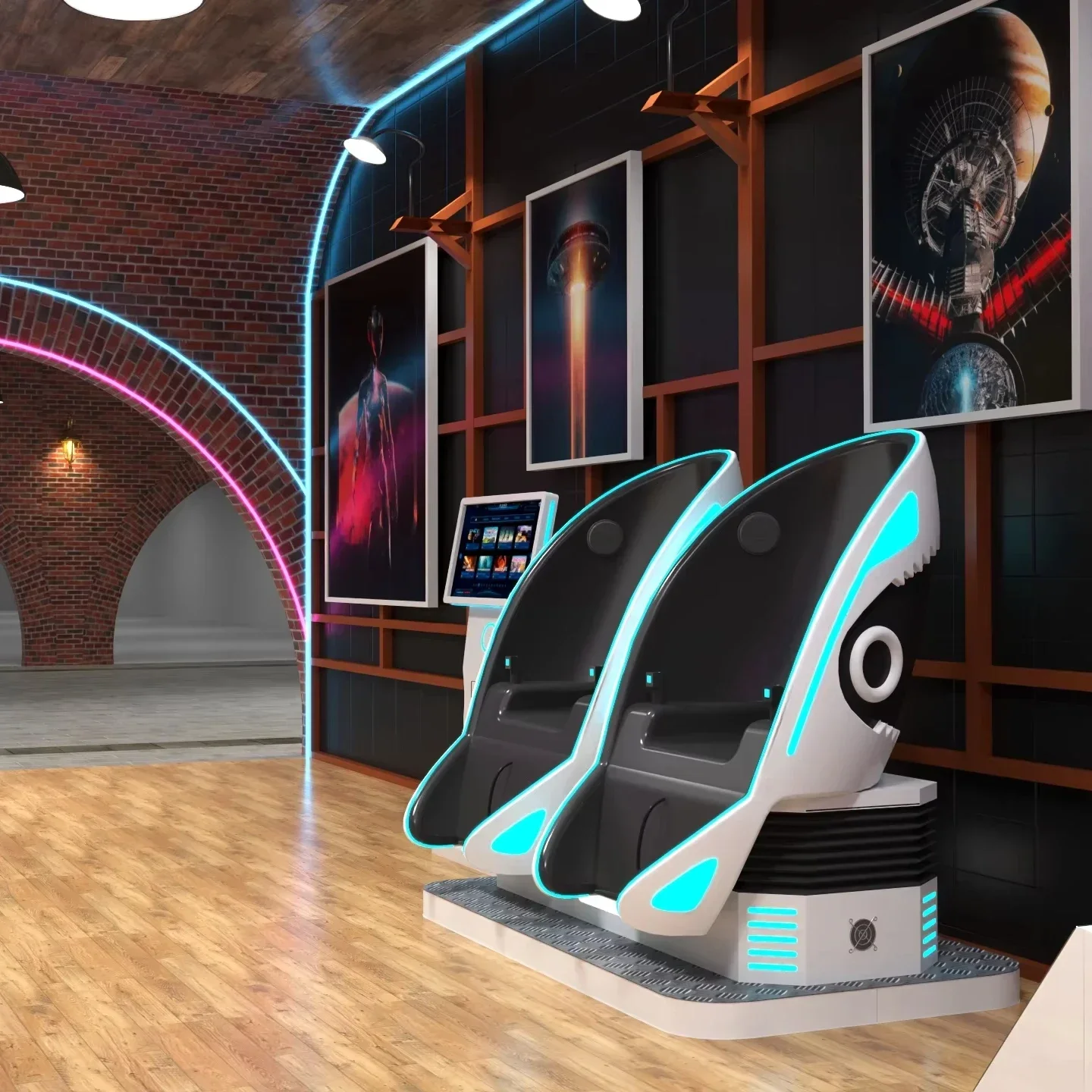 Newly Upgraded Gaming Equipment Theme Park Virtual Reality Facilities Coin Operated Arcade Amusement MR AR
