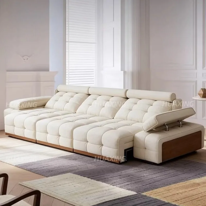 

Nordic Cushion Living Room Sofas Design Relaxing Double Minimalist Sofa Lounge Elegant Divani Da Soggiorno Home Accessories