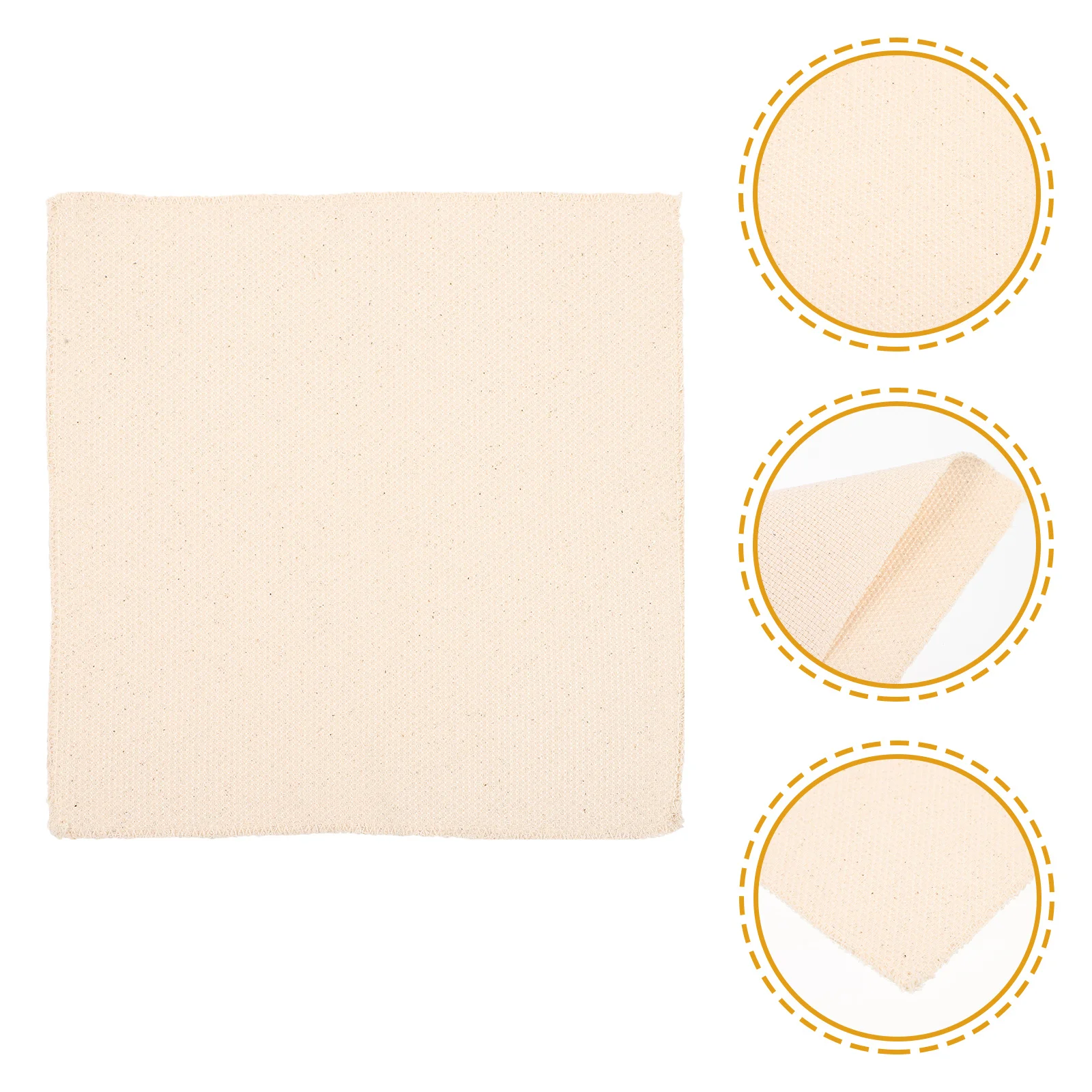 

5 Sheets Cross Stitch Fabric Polyester Cotton Embroidery Cloth Folding Portable Sewing Gridding Fabric for Craft Projects