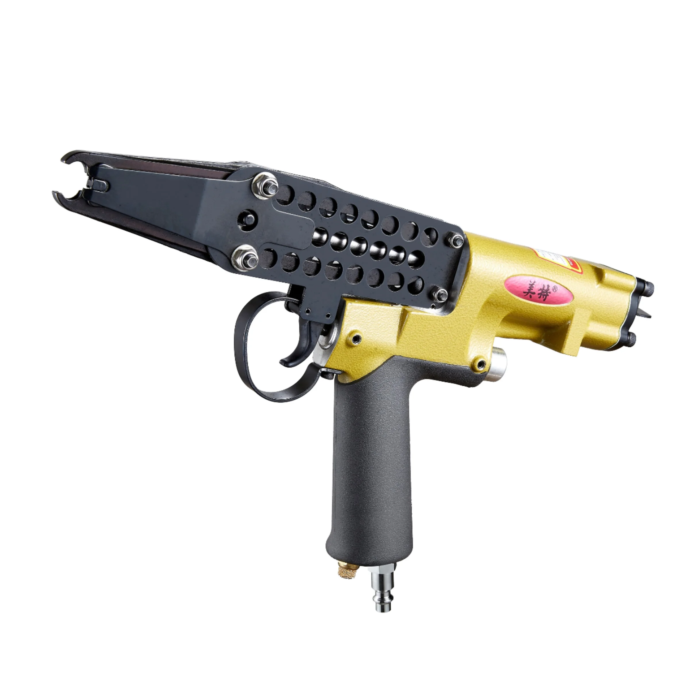 SC77XE Industrial Pneumatic Hog Ring Gun, 15 Gauge 3/4 Inch Long Nose Wire Cage Tool