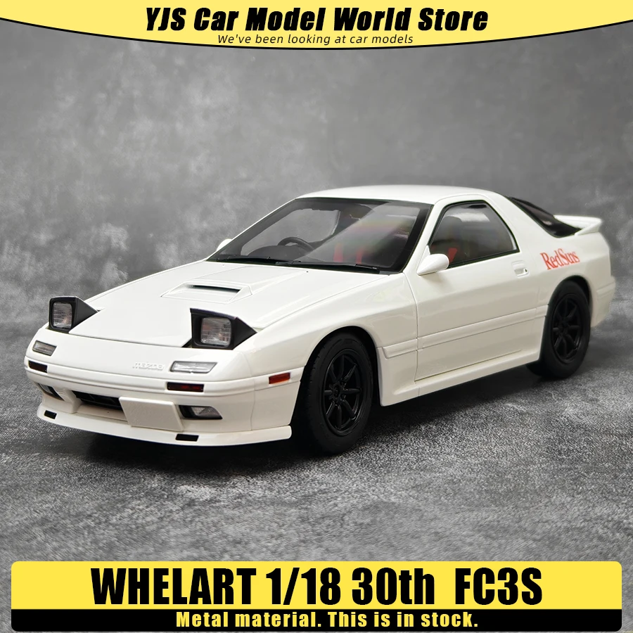 

WHELART 1/18 30th Anniversary Edition Mazda FC3S Metal Material Car Model Sports Car Collection Static Display