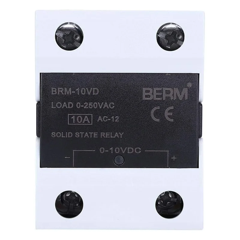 A003 BERM BRM-10VD مرحل الحالة الصلبة تيار مستمر يتم التحكم فيه تيار متردد هادئ بلا ضوضاء عمر خدمة طويل
