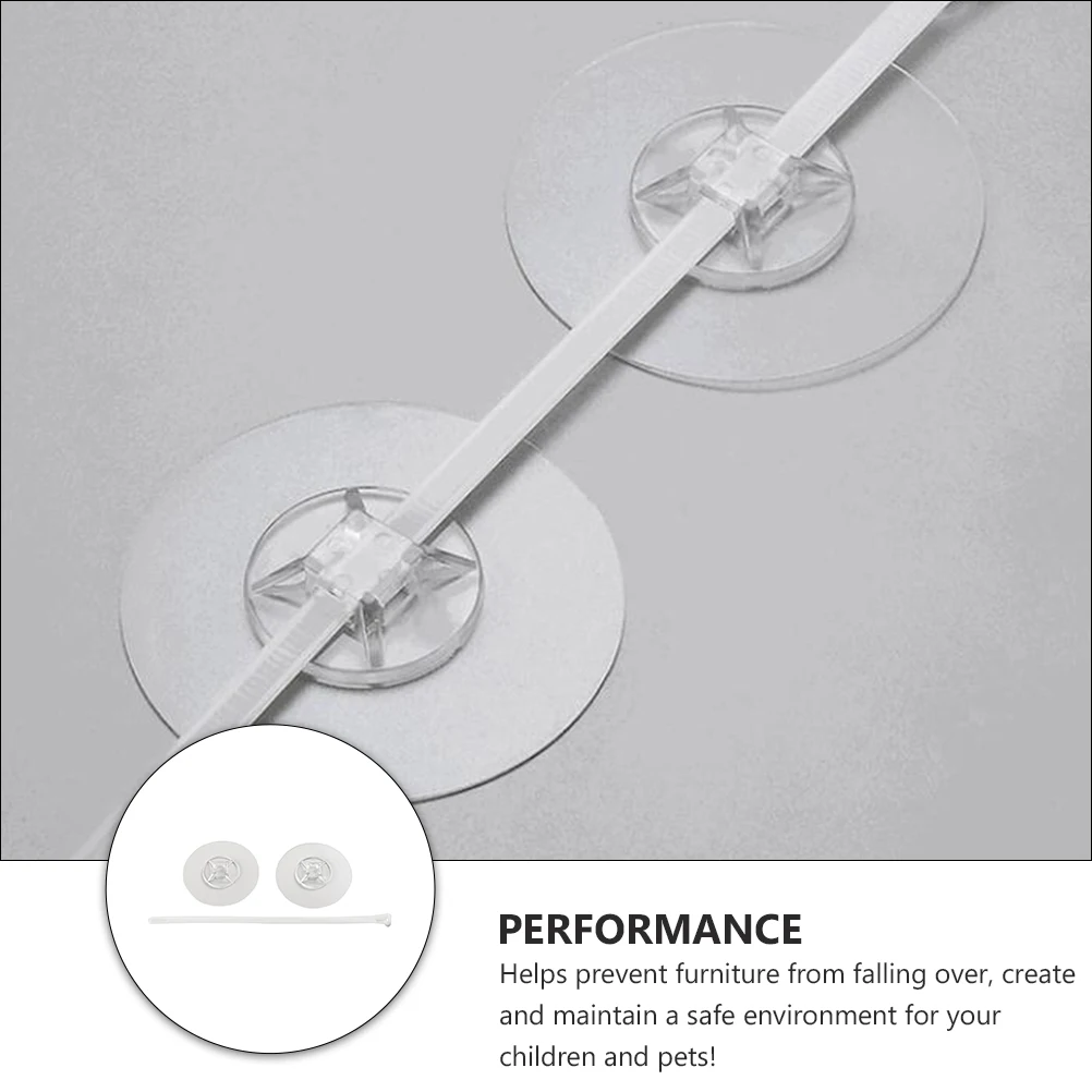 

FOYTOKI Furniture Safety Strap Fixer for Home Use Nylon Anti Tip Protector Prevent Tipping Over