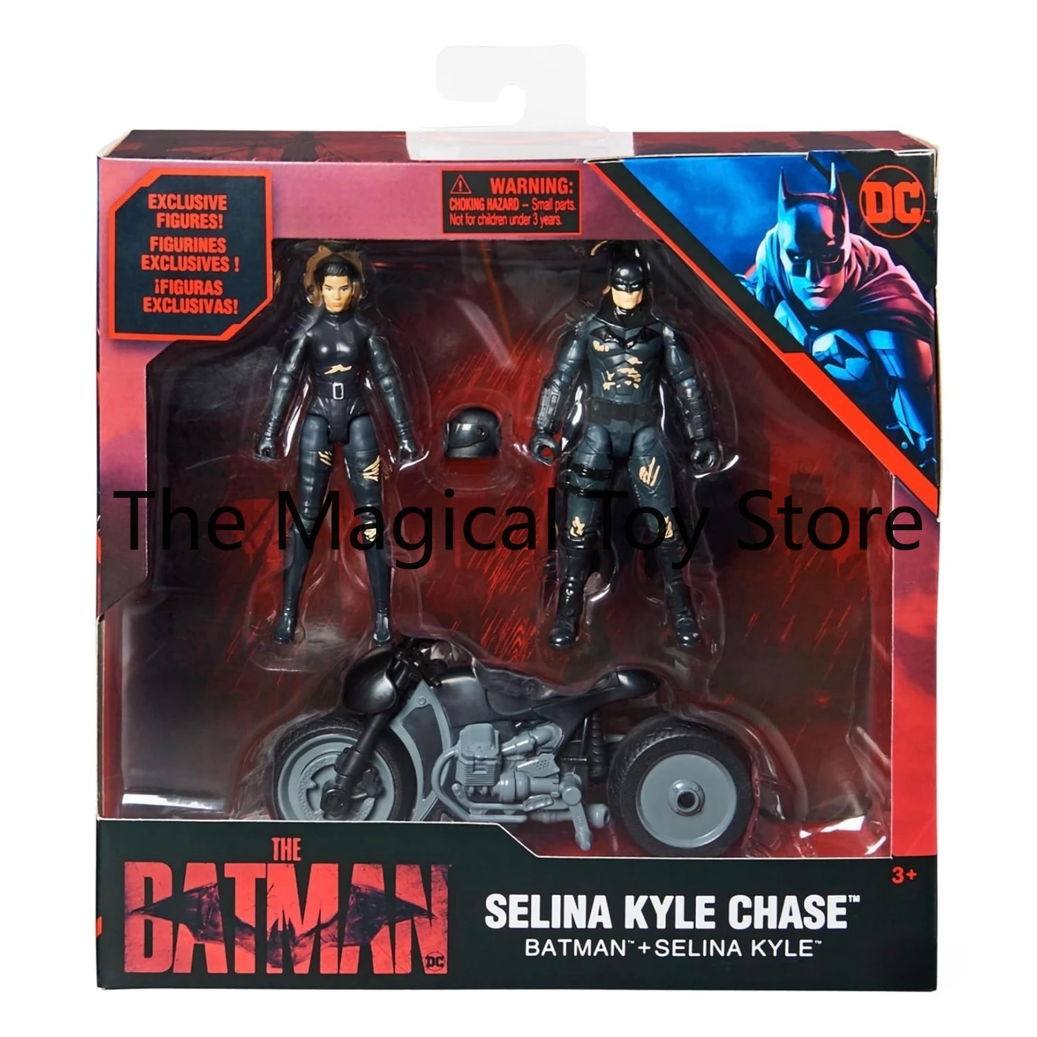 

Original Batman Catwoman Motorcycle Set 4-Inch Action Figure Model Toy Figurine Birthday Gift Collector's Item