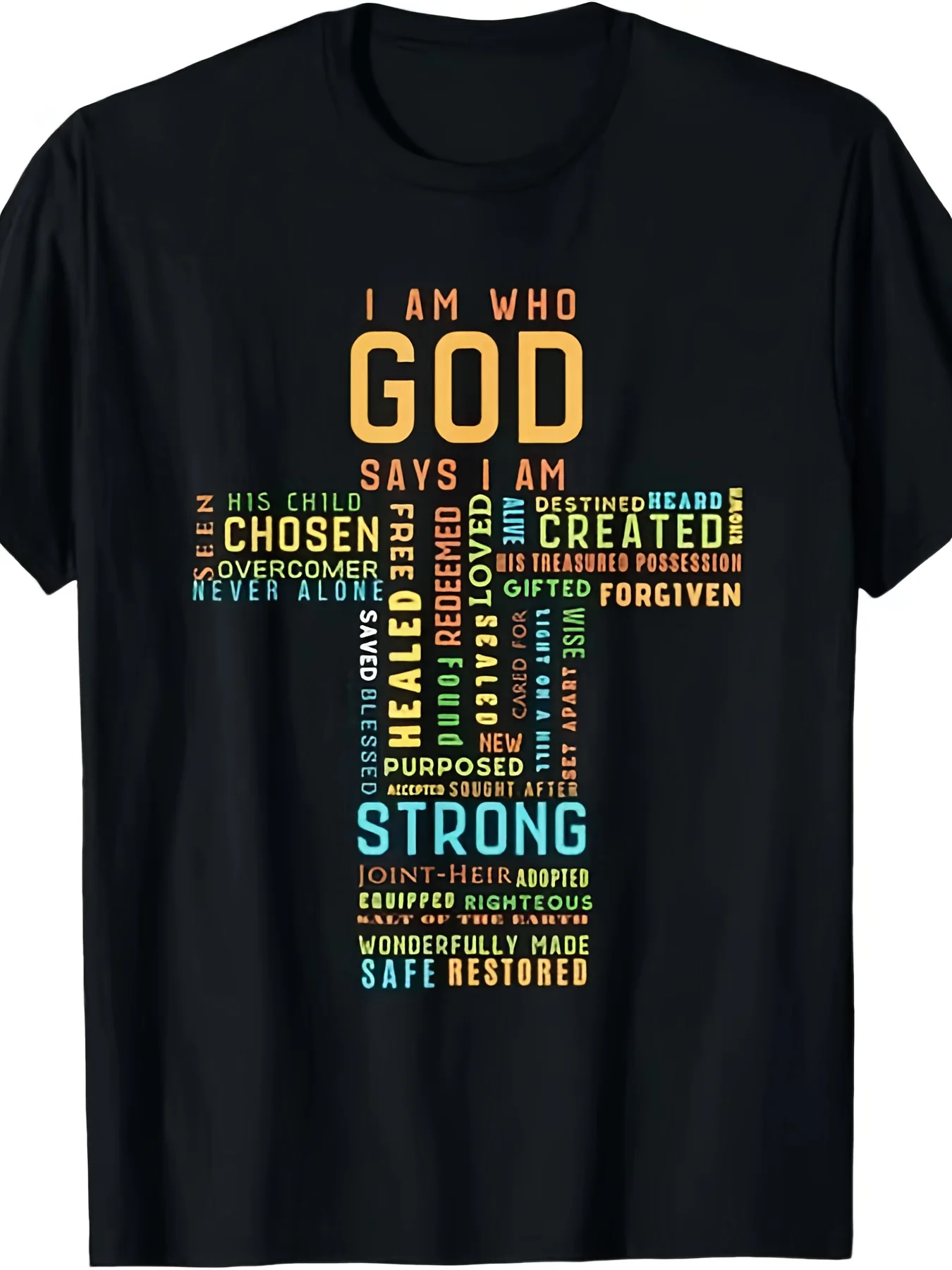 I Am the One the Lord Has Spoken of Christian Faith T-Shirt - Unisex Religious Scripture Design S-3Xl Sizes Comfortable Breathable Crew Neck Casual Shirt Christian Gift Plus Size