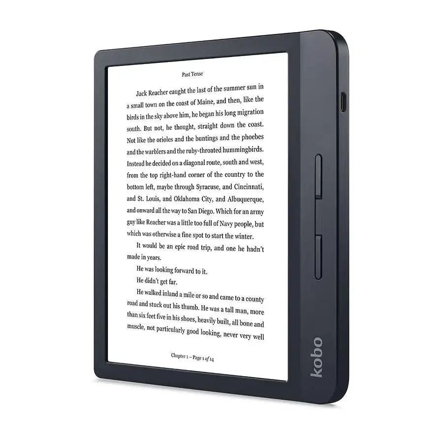 KOBO Libra H2O 7” ebook 300PPI N873 E-Reader 1680×1264 IPX8