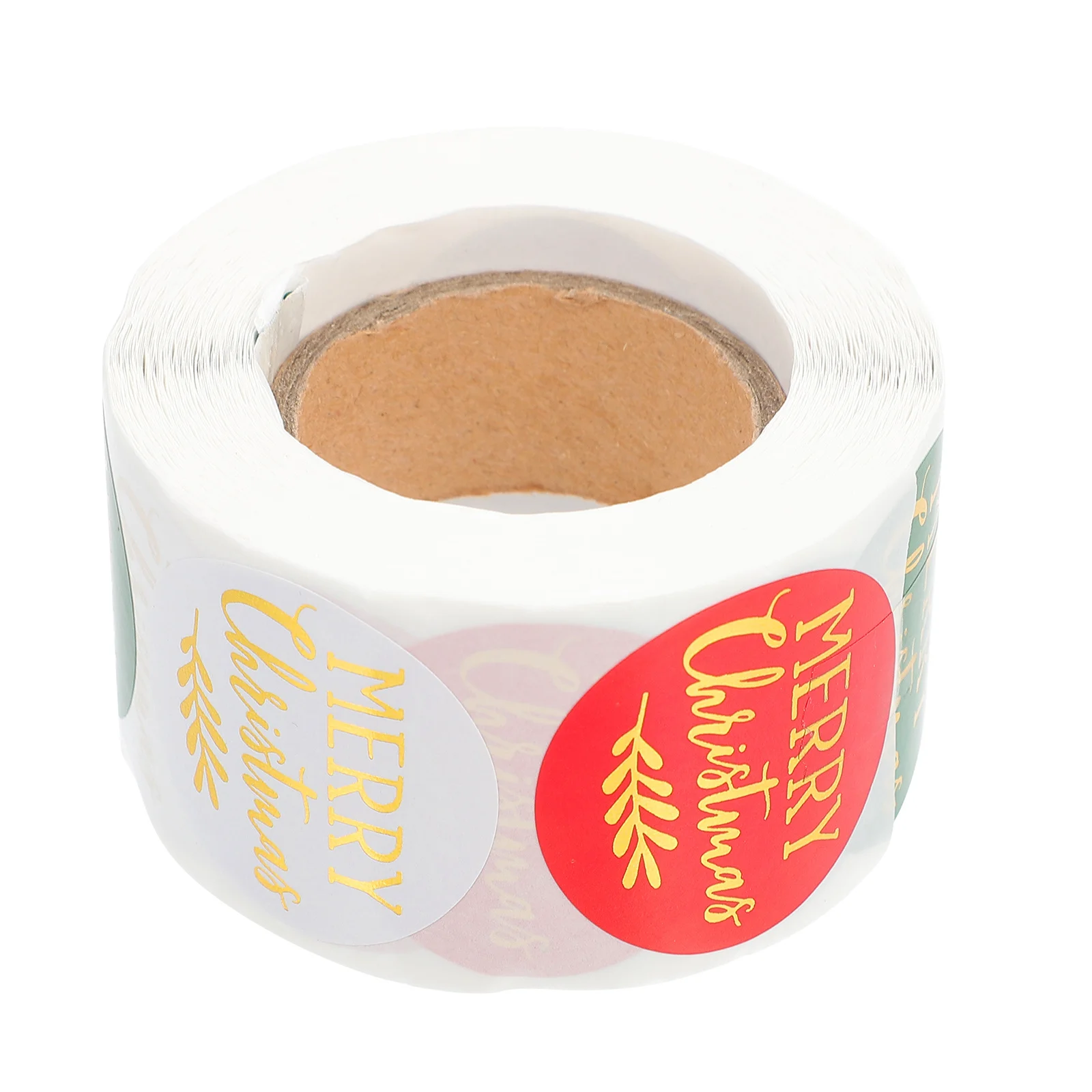 1 Roll Christmas Gift Tag Stickers Adhesive Xmas Present Labels for Holiday Gift Wrapping Party Favor Stickers