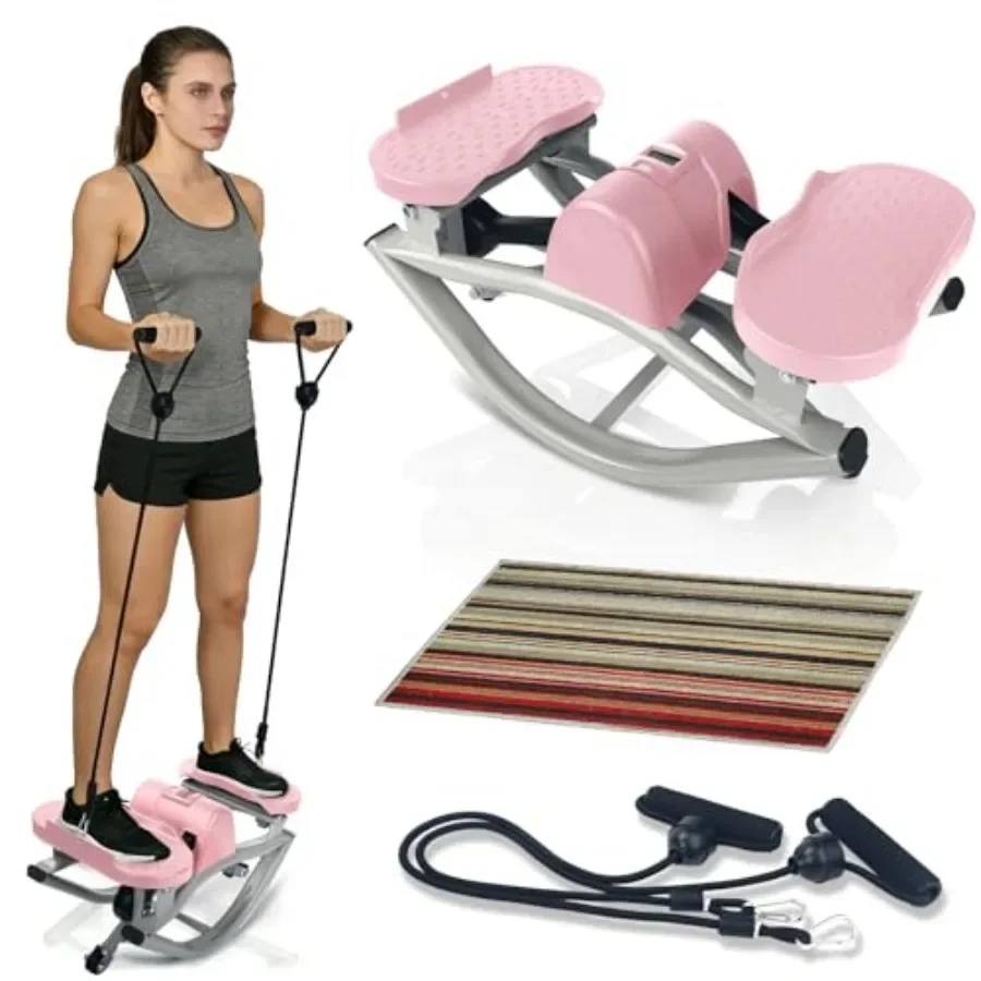 

Rock Stepper Side to Side, Rock Stepper, Rock Stepper Machine for Exercise at Home- with Digital Display, Fitness Stepper for A