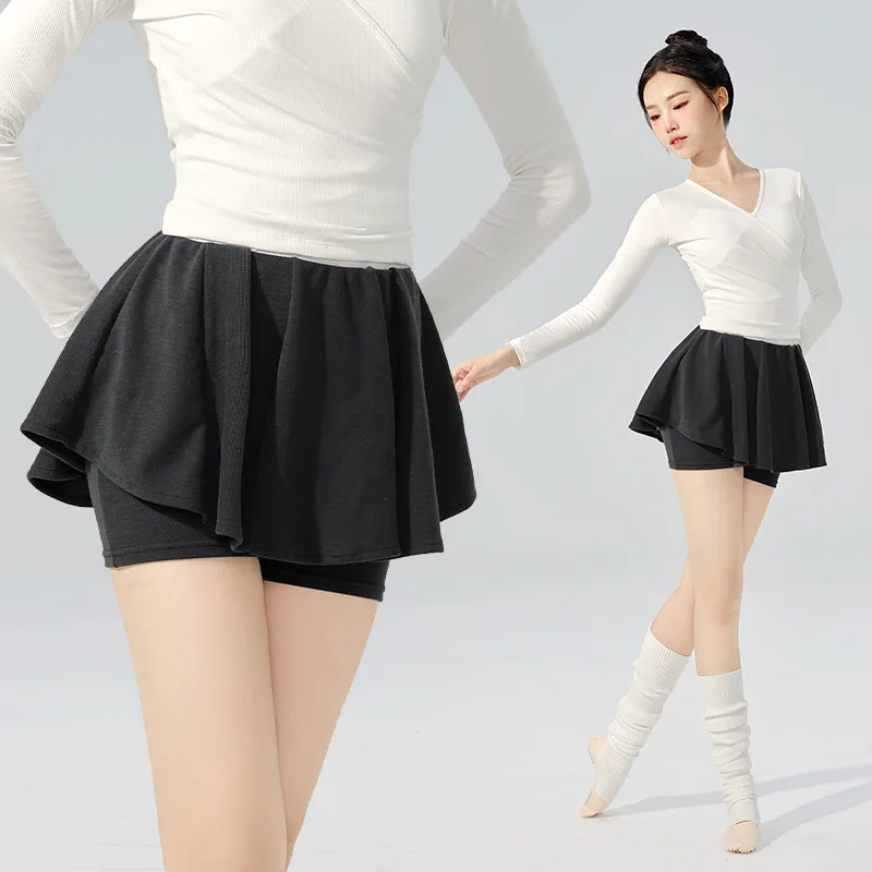 

1pcs/lot classic style woman fashion modern dance skirt lady solid dancing shorts