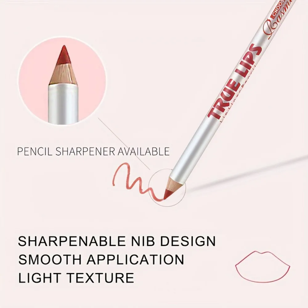 12 cores à prova dwaterproof água fosco lipliner lápis vermelho contorno matiz batom de longa duração copo antiaderente hidratante lábios maquiagem