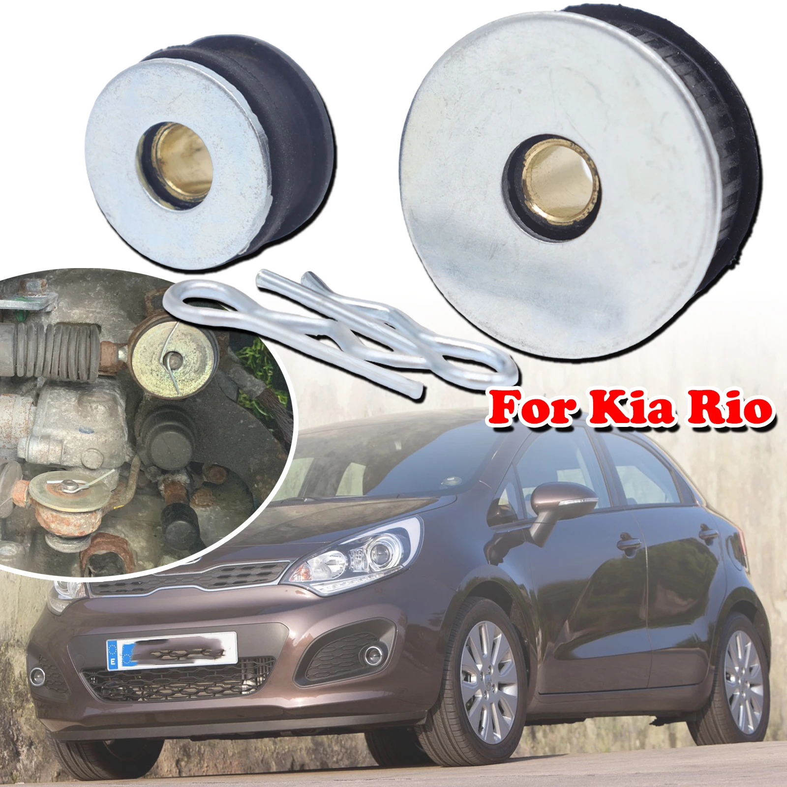 Updated For Kia Rio 2 JB 3 UB Manual Gear Shift Cable Linkage Bushing Selector Washer Cotter Pin 2005 2007 2008 2011 2016 2017
