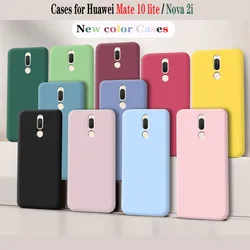 For Huawei Mate 10 lite Case Nova 2i Silicone Soft Back Cover Phone Case Huawei Mate10 lite Nova 2i Ultra Thin Silicon Bumper