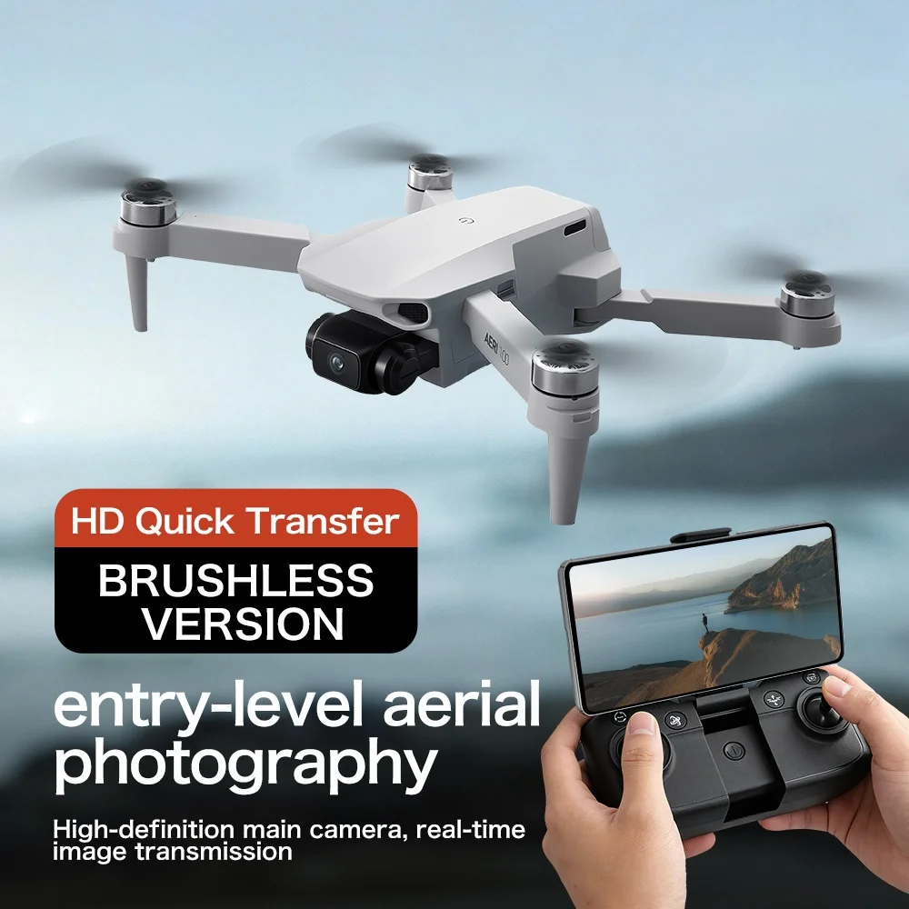 

Brushless Aerial Photography WIFI FPV VR Glasses Drone Optical Flow Hover Drone HD ESC Dual Camera 3D Rolling RC Quadcopter