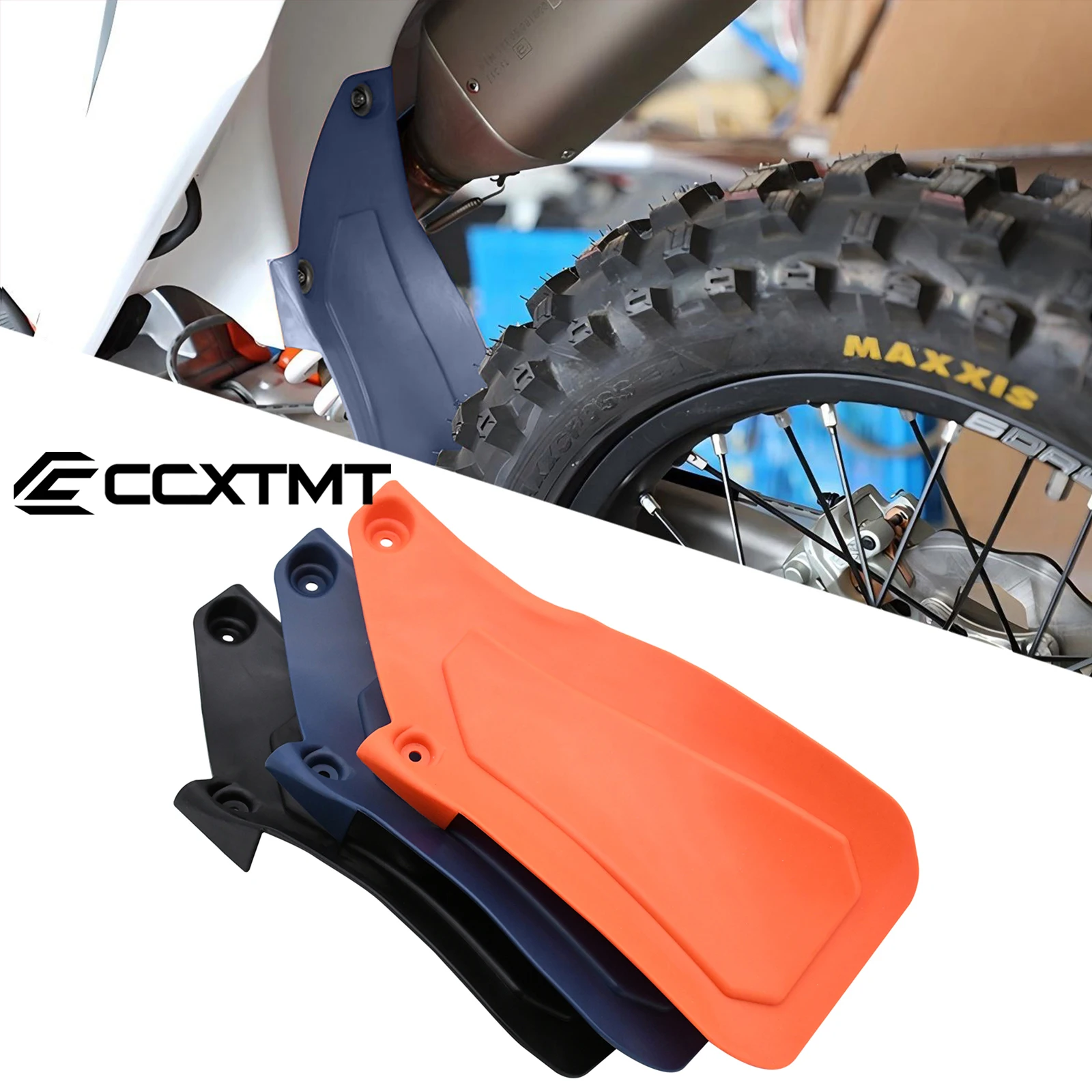 Motocross Mud Flap Rear Rubber Fender Mudguard Cover For Husqvarna TC TE TX FC FE FX FS For SX SXF EXC EXCF XC XCF XCFW 125-501