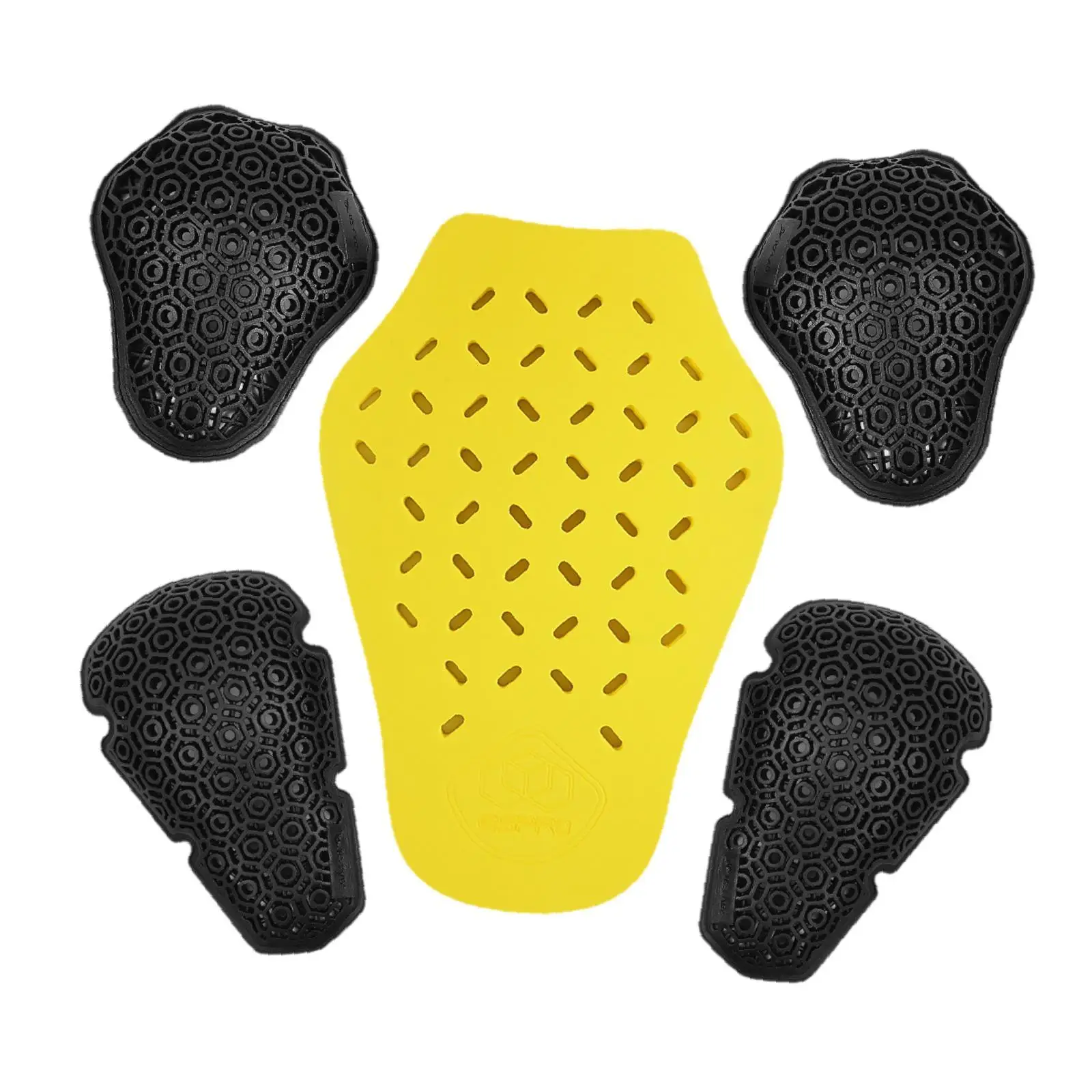 EVA Motorbike Protection Pads Removable Back Protector Elbow Shoulder Armor Inserts for Motorcycle Jacket Replacement Parts