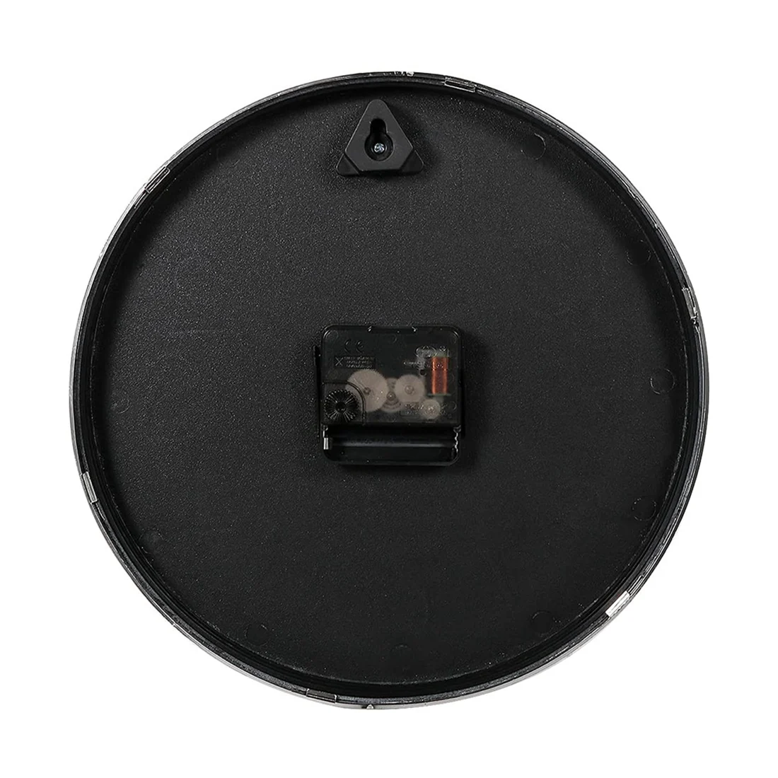 Reloj de pared plateado de primera calidad, decoración de pared, reloj de pared silencioso moderno para cocina de oficina en casa (25cm, plateado)