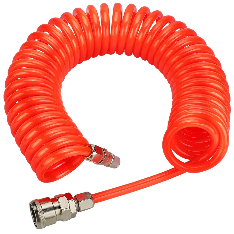 

3-метровая пружинная воздушная трубка из полиуретана, шланг 8*5, пружинная трубка воздушного компрессора, телескопический шланг высокого давления воздушного насоса, пневматический инструмент