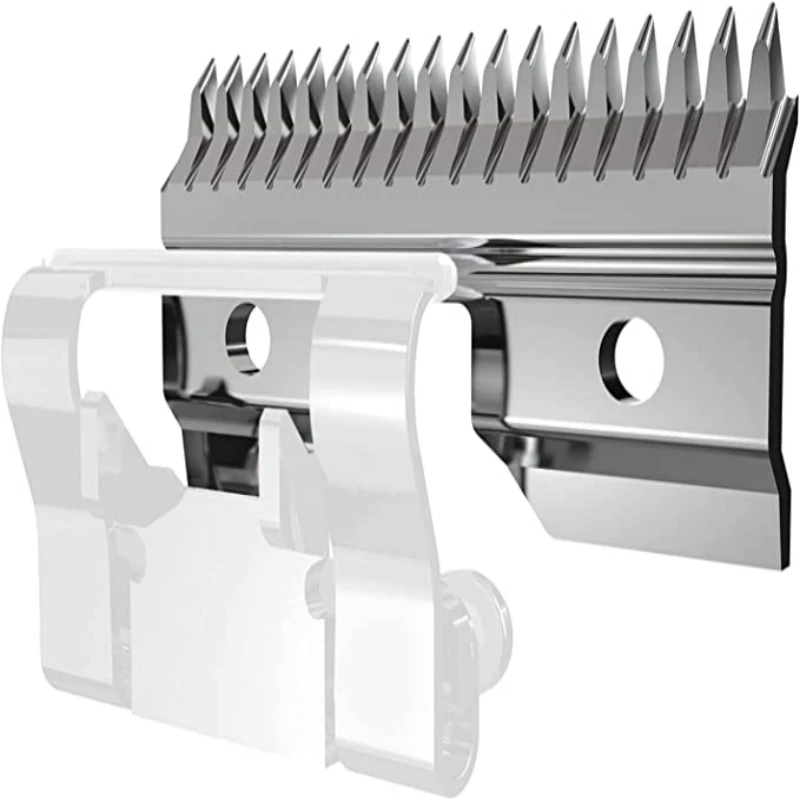 5pcs, Made of Ceramic Blades, Black Quick-feed Replacement Blades, Compatible with Andis, Oster A5, Wahl KM Series Blades,