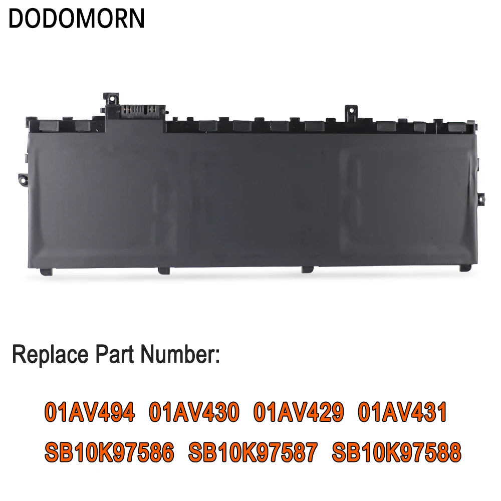 Аккумулятор DODOMORN SB10K97587 для ноутбука Lenovo ThinkPad X1 Carbon 5-го поколения (X1 Carbon 2017) серии, 2018-20KGS03900, технические характеристики