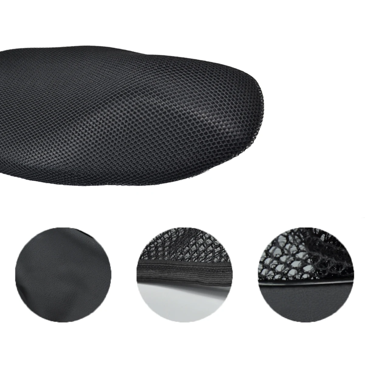 1 قطعة لياماها Nmax155 المضادة للانزلاق ثلاثية الأبعاد شبكة النسيج غطاء مقعد تنفس مقاوم للماء دراجة نارية دراجة نارية وسادة مقعد #3