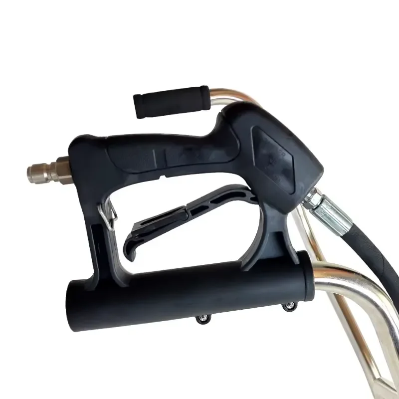 Commercial 20 Inch Stainless Steel Pressure Washer Surface Cleaner with 4 Wheels Dual Handle for Cleaning Driveways,
