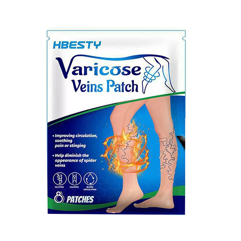 Legs Sore Swelling Plaster Promote Metabolism Promote Smooth  Unisex  Treatment Patch 8PCS/Bag